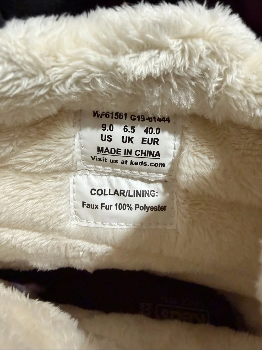 Keds cozy insulated